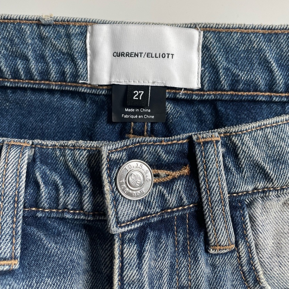 Current/Elliott Reversed Mashed Patchwork Denim M… - image 6